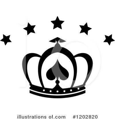 Royalty-Free (RF) Crown Clipart Illustration by Vector Tradition SM - Stock Sample #1202820