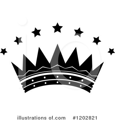Royalty-Free (RF) Crown Clipart Illustration by Vector Tradition SM - Stock Sample #1202821