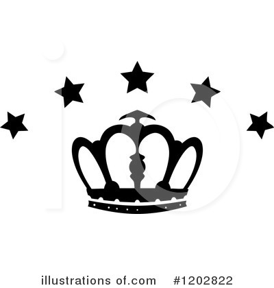 Royalty-Free (RF) Crown Clipart Illustration by Vector Tradition SM - Stock Sample #1202822