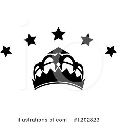 Royalty-Free (RF) Crown Clipart Illustration by Vector Tradition SM - Stock Sample #1202823