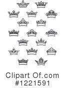 Crown Clipart #1221591 by Vector Tradition SM