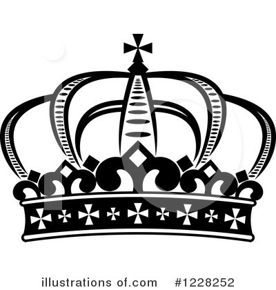 Royalty-Free (RF) Crown Clipart Illustration by Vector Tradition SM - Stock Sample #1228252