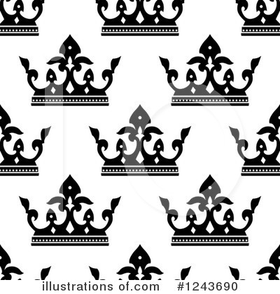 Royalty-Free (RF) Crown Clipart Illustration by Vector Tradition SM - Stock Sample #1243690