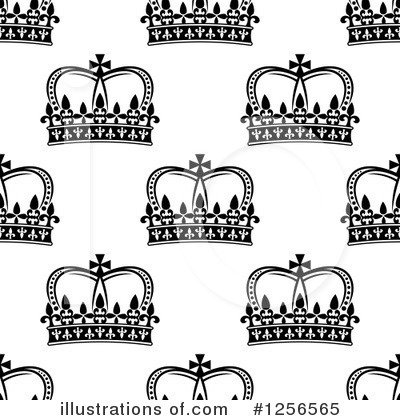 Royalty-Free (RF) Crown Clipart Illustration by Vector Tradition SM - Stock Sample #1256565