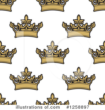 Royalty-Free (RF) Crown Clipart Illustration by Vector Tradition SM - Stock Sample #1258897