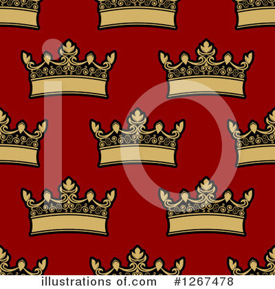 Royalty-Free (RF) Crown Clipart Illustration by Vector Tradition SM - Stock Sample #1267478