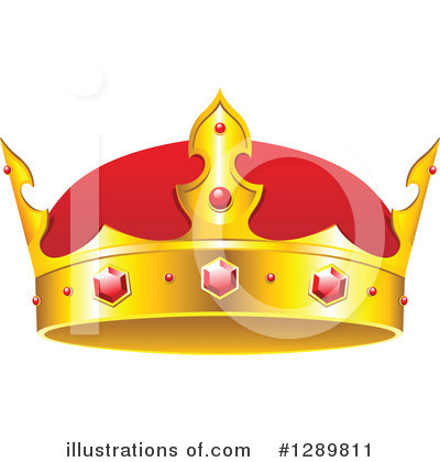Royalty-Free (RF) Crown Clipart Illustration by Vector Tradition SM - Stock Sample #1289811