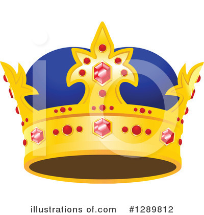 Royalty-Free (RF) Crown Clipart Illustration by Vector Tradition SM - Stock Sample #1289812