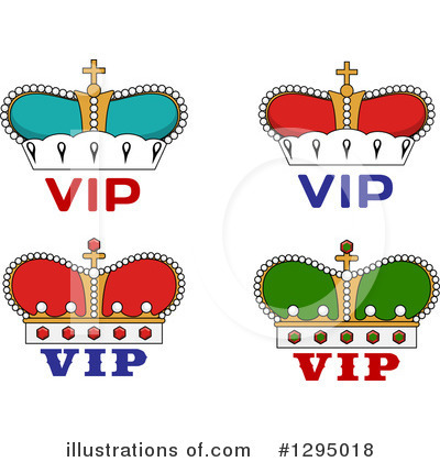 Royalty-Free (RF) Crown Clipart Illustration by Vector Tradition SM - Stock Sample #1295018
