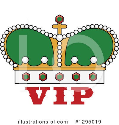Royalty-Free (RF) Crown Clipart Illustration by Vector Tradition SM - Stock Sample #1295019