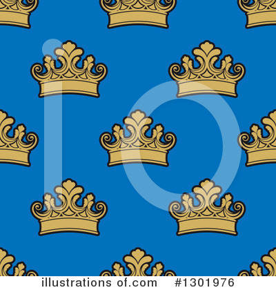 Royalty-Free (RF) Crown Clipart Illustration by Vector Tradition SM - Stock Sample #1301976