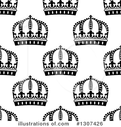 Royalty-Free (RF) Crown Clipart Illustration by Vector Tradition SM - Stock Sample #1307426