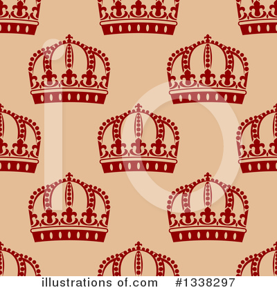 Royalty-Free (RF) Crown Clipart Illustration by Vector Tradition SM - Stock Sample #1338297