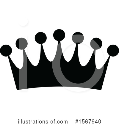 Royalty-Free (RF) Crown Clipart Illustration by Vector Tradition SM - Stock Sample #1567940
