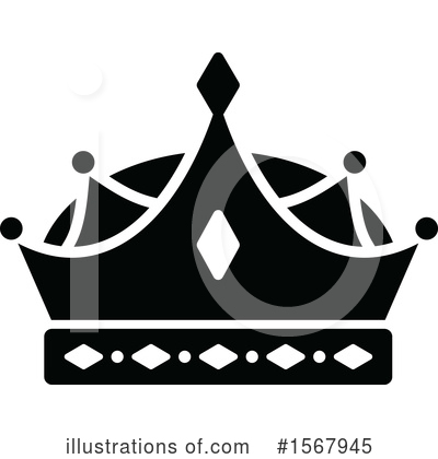 Royalty-Free (RF) Crown Clipart Illustration by Vector Tradition SM - Stock Sample #1567945