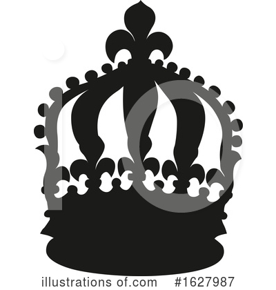 Royalty-Free (RF) Crown Clipart Illustration by dero - Stock Sample #1627987