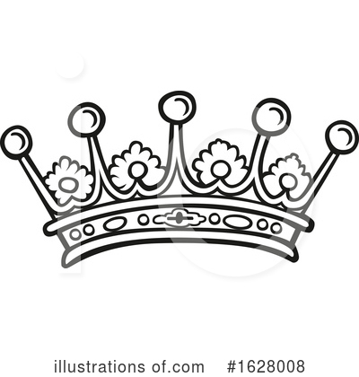 Royalty-Free (RF) Crown Clipart Illustration by dero - Stock Sample #1628008