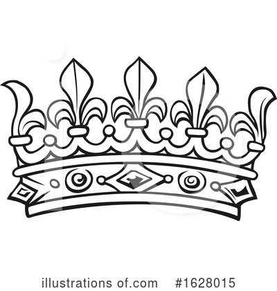 Royalty-Free (RF) Crown Clipart Illustration by dero - Stock Sample #1628015