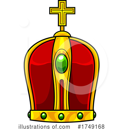 Royalty-Free (RF) Crown Clipart Illustration by Hit Toon - Stock Sample #1749168