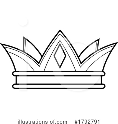 Royalty-Free (RF) Crown Clipart Illustration by Hit Toon - Stock Sample #1792791