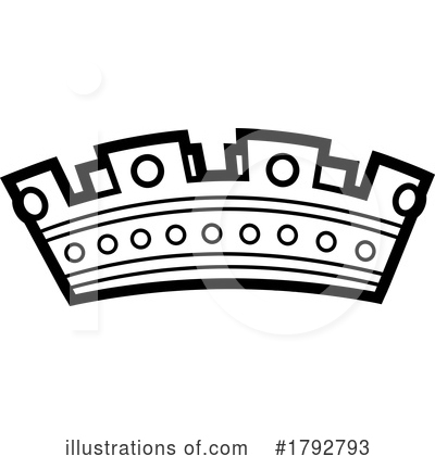 Royalty-Free (RF) Crown Clipart Illustration by Hit Toon - Stock Sample #1792793