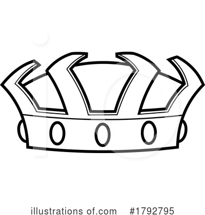 Royalty-Free (RF) Crown Clipart Illustration by Hit Toon - Stock Sample #1792795