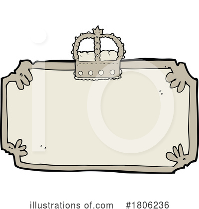 Royalty-Free (RF) Crown Clipart Illustration by lineartestpilot - Stock Sample #1806236