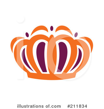 Royalty-Free (RF) Crown Clipart Illustration by Cherie Reve - Stock Sample #211834