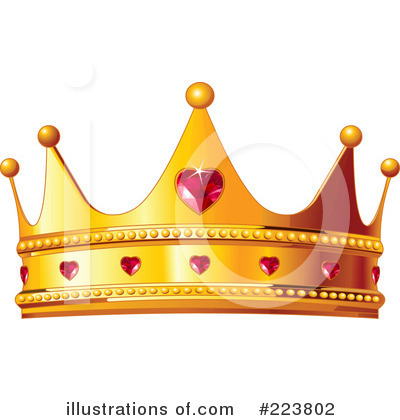 Royalty-Free (RF) Crown Clipart Illustration by Pushkin - Stock Sample #223802