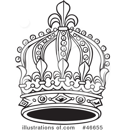 Royalty-Free (RF) Crown Clipart Illustration by dero - Stock Sample #46655