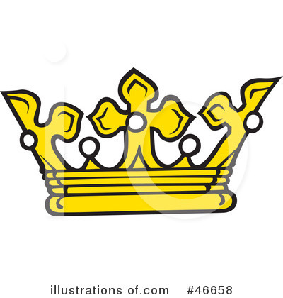 Royalty-Free (RF) Crown Clipart Illustration by dero - Stock Sample #46658
