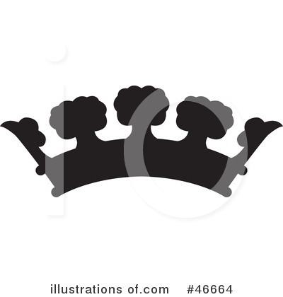 Royalty-Free (RF) Crown Clipart Illustration by dero - Stock Sample #46664