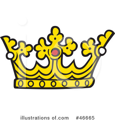 Royalty-Free (RF) Crown Clipart Illustration by dero - Stock Sample #46665