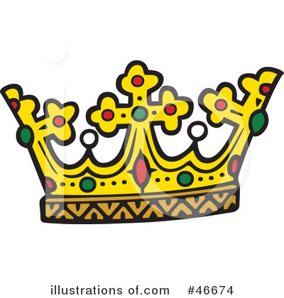 Royalty-Free (RF) Crown Clipart Illustration by dero - Stock Sample #46674