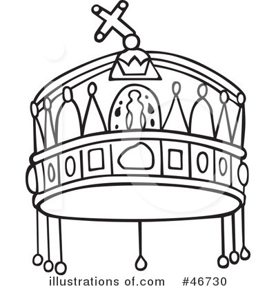 Royalty-Free (RF) Crown Clipart Illustration by dero - Stock Sample #46730