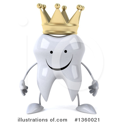 Royalty-Free (RF) Crowned Tooh Clipart Illustration by Julos - Stock Sample #1360021