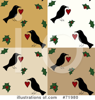 Royalty-Free (RF) Crows Clipart Illustration by inkgraphics - Stock Sample #71980