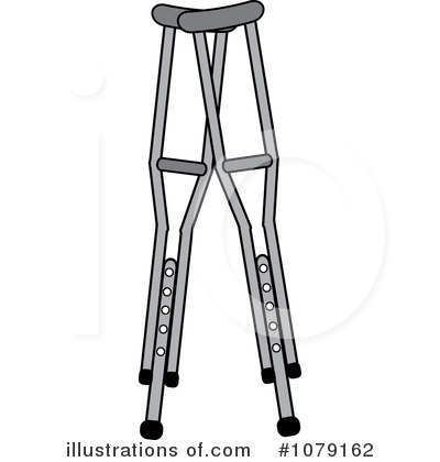 Crutches Clipart #1079162 by Pams Clipart