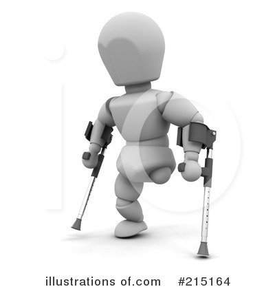 Crutches Clipart #215164 by KJ Pargeter