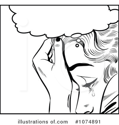 Royalty-Free (RF) Crying Clipart Illustration by brushingup - Stock Sample #1074891