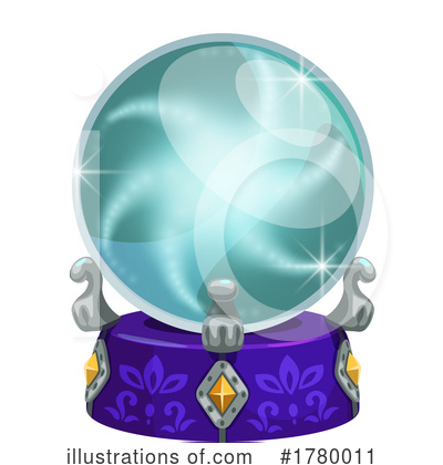 Crystal Ball Clipart #1780011 by Vector Tradition SM