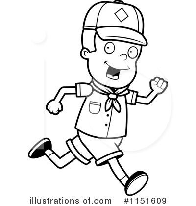 Royalty-Free (RF) Cub Scout Clipart Illustration by Cory Thoman - Stock Sample #1151609