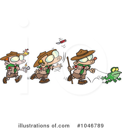 Boy Scouts Clipart #1046789 by toonaday