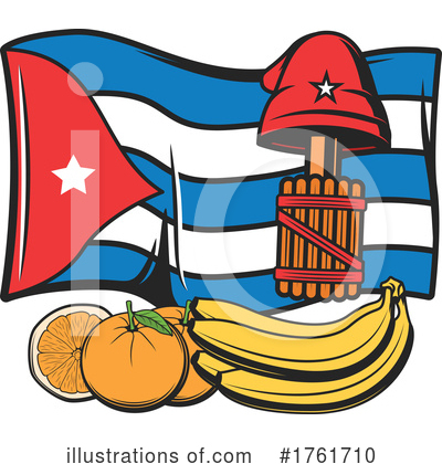 Royalty-Free (RF) Cuba Clipart Illustration by Vector Tradition SM - Stock Sample #1761710