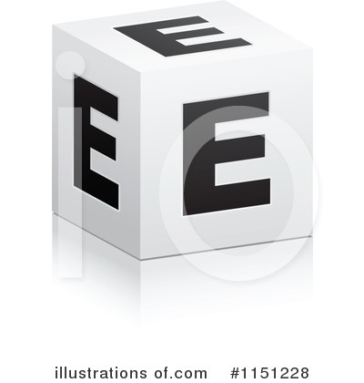 Cube Alphabet Clipart #1151228 by Andrei Marincas