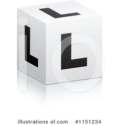 Cube Alphabet Clipart #1151234 by Andrei Marincas