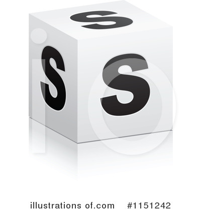 Royalty-Free (RF) Cube Alphabet Clipart Illustration by Andrei Marincas - Stock Sample #1151242