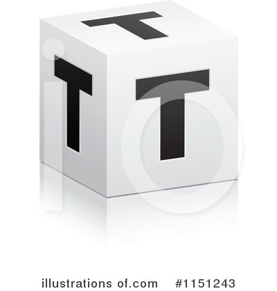 Royalty-Free (RF) Cube Alphabet Clipart Illustration by Andrei Marincas - Stock Sample #1151243