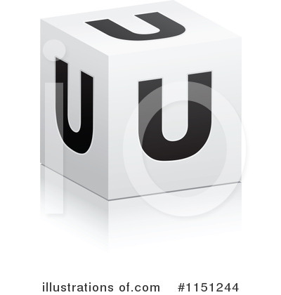 Cube Alphabet Clipart #1151244 by Andrei Marincas