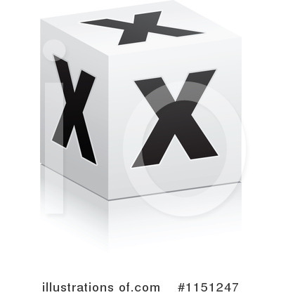 Cube Alphabet Clipart #1151247 by Andrei Marincas